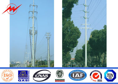 Trung Quốc Outdoor Polygonal Q345 Material 30FT Electric Power Pole 1 Section nhà cung cấp