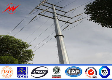 Trung Quốc 138kv 25ft Galvanized Electrical Power Pole For Overheadline Project nhà cung cấp