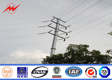 Trung Quốc 10m Q345 hot dip galvanized electrical power pole for transmission line nhà cung cấp