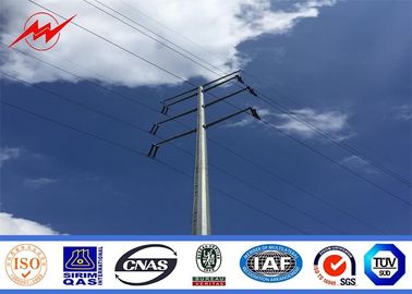 Trung Quốc 138KV octagonal galvanization electrical power pole for electrical transmission nhà cung cấp