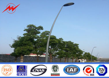 Trung Quốc 12mm 3.5mm double bracket Galvanized Steel Pole for square light usage nhà cung cấp