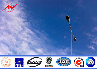 Trung Quốc Road Powder Coating Solar Street Light Poles With Single Bracket 20w - 400w nhà cung cấp
