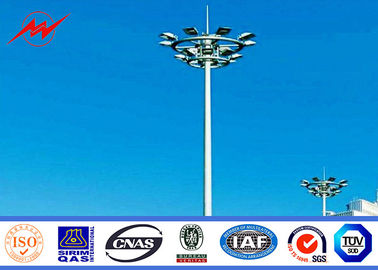 Trung Quốc Anticorrosive Round 25M HDG Plaza High Mast Pole with Round Lamp Panel nhà cung cấp