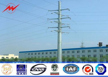 Trung Quốc 8sides 35ft 110kv Steel Utility Pole for transmission power line with single arm nhà cung cấp