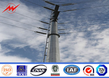 Trung Quốc High Earthquake Resistance Q345 Galvanized Tubular Steel Pole For Electrical Line AWS D 1.1 nhà cung cấp