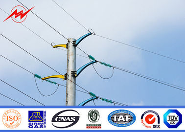 Trung Quốc 8m 750dan Galvanized Electric Service Pole Against Earthquake Of 8 Grade nhà cung cấp