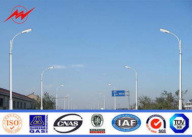 Trung Quốc Car Park 12m Lamp Steel Parking Lot Light Pole , MHL / HPS Post Light Pole nhà cung cấp
