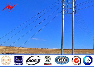 Trung Quốc 12m 800Dan Galvanised Steel Poles Transmission Line Poles With Stepped Bolt nhà cung cấp
