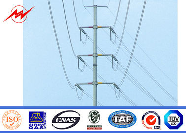 Trung Quốc 69KV 40FT HDG Steel Transmission Poles Galvanized For Philipine nhà cung cấp