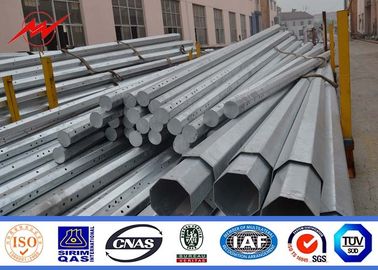 Trung Quốc 13m Hot Dip Galvanized Electrical Power Pole With Arms For Africa nhà cung cấp