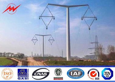 Trung Quốc Conical 12.2m 1280kg Load Steel Utility Pole For Power 65kv Distribution nhà cung cấp