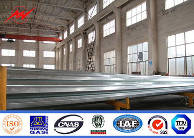 Trung Quốc Galvanized 14mm 3KN Steel Power Pole 8mm Thickness For Distribution Power Line nhà cung cấp