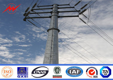 Trung Quốc Galvanized Steel Utility Pole 13.4kv Powerful Transmission Line 160 Km / H 30 M / S nhà cung cấp