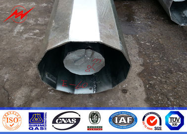 Trung Quốc Round Shaped Galvanized Steel Pole 16 Sides With Galvanized Climbing Bolt nhà cung cấp