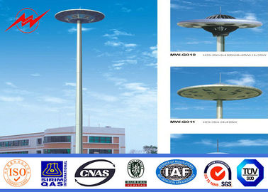 Trung Quốc 23m 3 Sections HDG High Mast Lighting Pole 15 * 2000w For Airport Lighting nhà cung cấp
