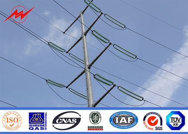 Trung Quốc 33kv Galvanized Steel Transmission Poles For Power Distribution 5 - 15m Height nhà cung cấp