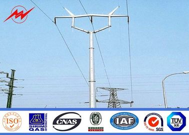 Trung Quốc ASTM A123 Galvanized Standard Steel Power Pole Distribution 69 KV Power Line Pole nhà cung cấp