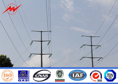 Trung Quốc Utility Galvanised / Galvanized Steel Pole For Electrical Power Transmission Line nhà cung cấp