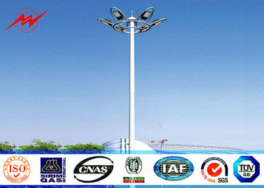 Trung Quốc 45m Galvanized High Mast Tower 100w - 5000w For Airport / Seaport , Single Or Double Arm nhà cung cấp
