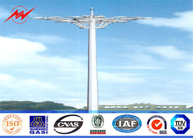 Trung Quốc Q345 Octagonal Stadium Light High Mast Tower 10 200W HPS Lights With Raising System nhà cung cấp
