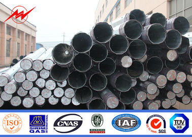 Trung Quốc 11M 2.5KN Octagonal Galvanized Steel Pole Bitumen Surface 34.5 KV Power Line Pole nhà cung cấp
