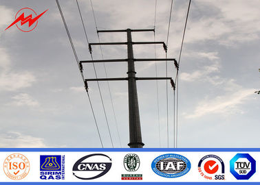 Trung Quốc 69kv Round Tapered Steel Utility Pole / Electric Light Pole For Electrical Transmission nhà cung cấp