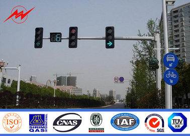 Trung Quốc 6.5m Height High Mast Poles / Road Lighting Pole For LED Traffic Signs , ISO9001 Standard nhà cung cấp