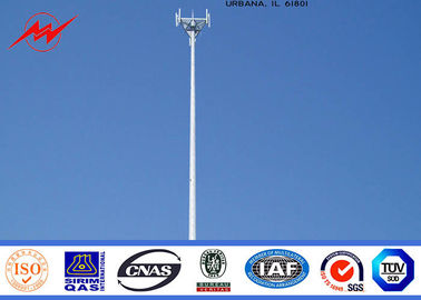 Trung Quốc Tapered Monopole Antenna Tower Galvanised Mobile Communication Tower Three Sections nhà cung cấp