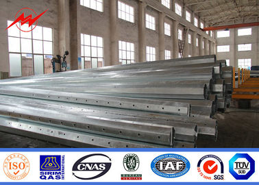 Trung Quốc 9m 12m 16m Thép galvanized cột với bitumen và cánh tay chéo nhà cung cấp