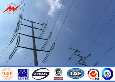 Trung Quốc 43m Round Tapered Electrical Power Pole For Overhead Line custom color nhà cung cấp