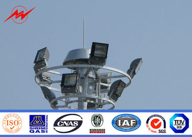 Trung Quốc octagonal steel galvanization high mast light pole with platform 20 - 50 metres nhà cung cấp