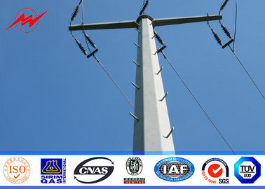 Trung Quốc 115KV 75Feet Tapered Round Steel Utility Power Poles / Galvanized Steel Pole nhà cung cấp