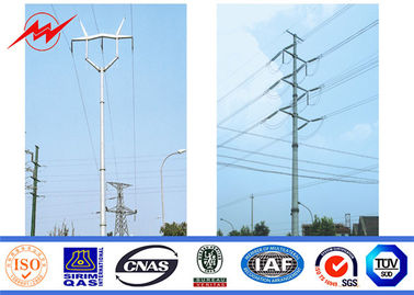 Trung Quốc 20m Power Tubular Steel Structure Electrical Transmission Poles 33kv Line Array Tower nhà cung cấp