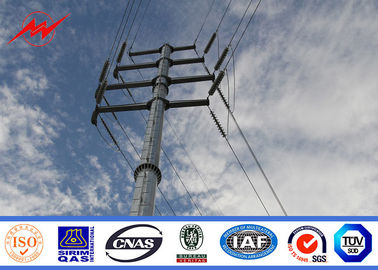 Trung Quốc 69kv điện thép mạ kẽm cực cho đường dây phân phối điện nhà cung cấp