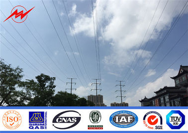 Trung Quốc Điện cực điện Q235 với cánh tay chéo, cột thép mạ kẽm cho phụ kiện điện nhà cung cấp