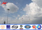 S355JR Polygonal 25m Galvanized Sports Light Poles With Electric Rasing System nhà cung cấp