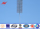 Power Plants Lighting Conical 36m Square Light High Mast Pole With Auto Racing System nhà cung cấp