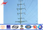 Outdoor Polygonal Q345 Material 30FT Electric Power Pole 1 Section nhà cung cấp