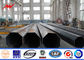 Bitumen 220kv steel pipes Galvanized Steel Pole for overheadline project nhà cung cấp