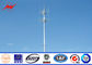 Round Tapered Mast Steel Structure Mono Pole Tower , Monopole Telecom Tower nhà cung cấp