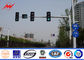Custom Roadway 3m / 4m / 6m Galvanized Traffic Light Pole with Signal nhà cung cấp