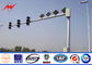 Custom Roadway 3m / 4m / 6m Galvanized Traffic Light Pole with Signal nhà cung cấp