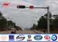 Explosion - Proof Outdoor Round Traffic Steel Light Pole with Cross Arm nhà cung cấp