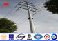 16m Q345 bitumen electrical power pole for overheadline project nhà cung cấp