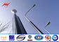 Round / Octagonal 8m Hot Dip Galvanized Street Light Poles With 30w LED nhà cung cấp
