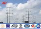 110KV Double Circuit Electrical Power Pole , High Mast Steel Utility Poles nhà cung cấp