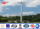 Professional Galvanized Mono Pole Tower Conical Shape With Anchor Bolt nhà cung cấp