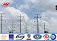 High Voltage 220 KV Double Circuit Electrical Galvanized Steel Pole For Transmission nhà cung cấp