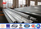 10m HDG Tapered Galvanised Steel Pole for 11kv Power Transmission / Square nhà cung cấp