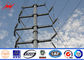 Powder coating 69kv Q345 Steel Utility Pole for electrical power line nhà cung cấp